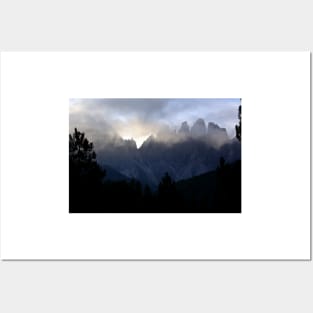 Mist in the Dolomites Posters and Art